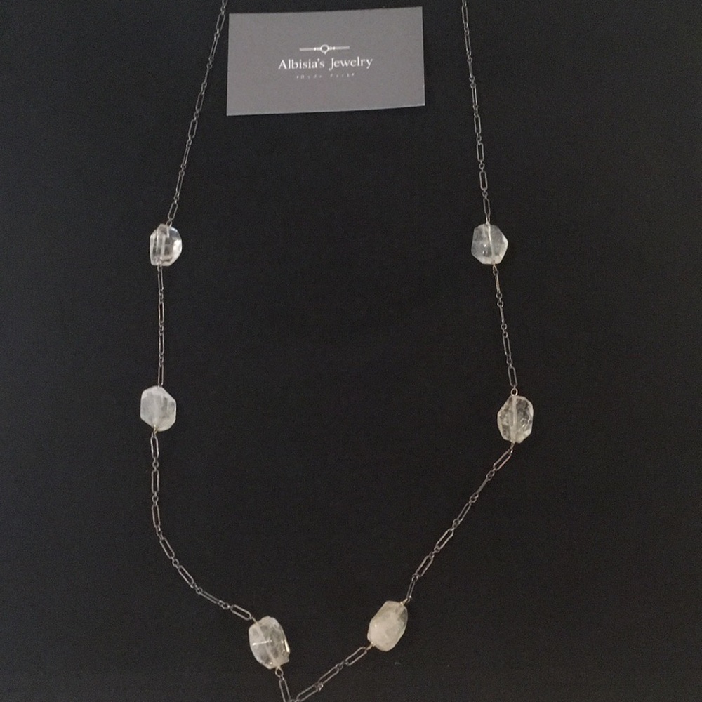Custom made Quartz necklace